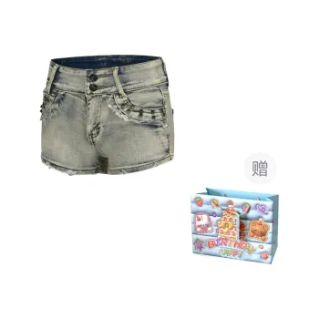 REMOULD Denim Shorts Women's Blue Shorts Shopping Bag