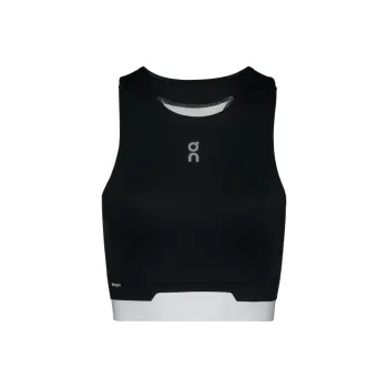 On Train 2 in 1 Crop Sport Vests Women's Black