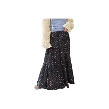 FREAK'S STORE Casual Long Skirt Women's Burgundy