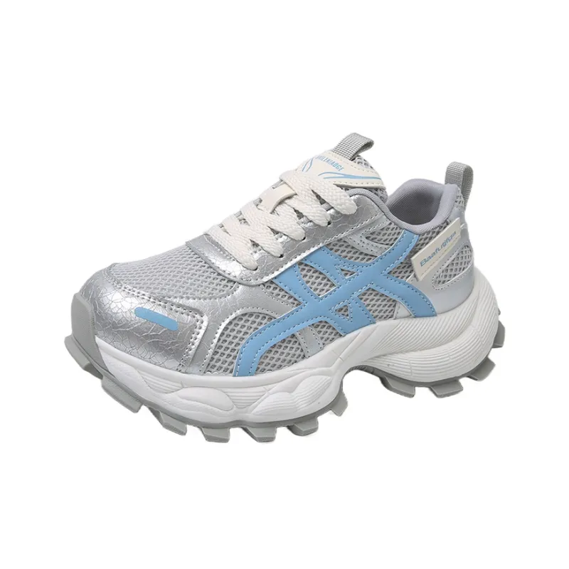 VICTORIA&VERA Abrasion Resistant Height Increasing Breathable Low Top Chunky Sneakers Women's-2