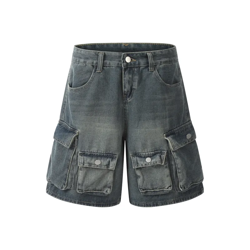 JASONWOOD Denim Shorts Unisex Blue-0