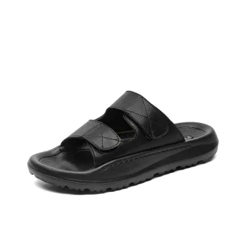 Lanza Slip Resistant Abrasion Resistant Slide Slippers Men's