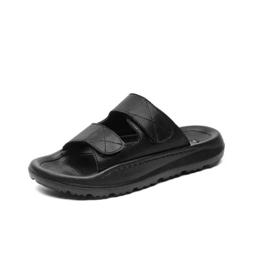 Lanza Slip Resistant Abrasion Resistant Slide Slippers Men's