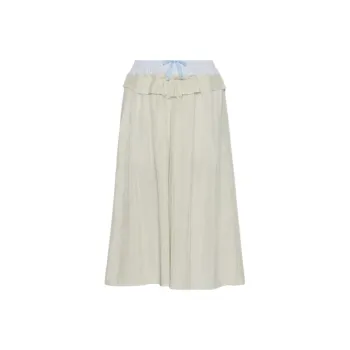 Maison Margiela Poplin Midi Skirt