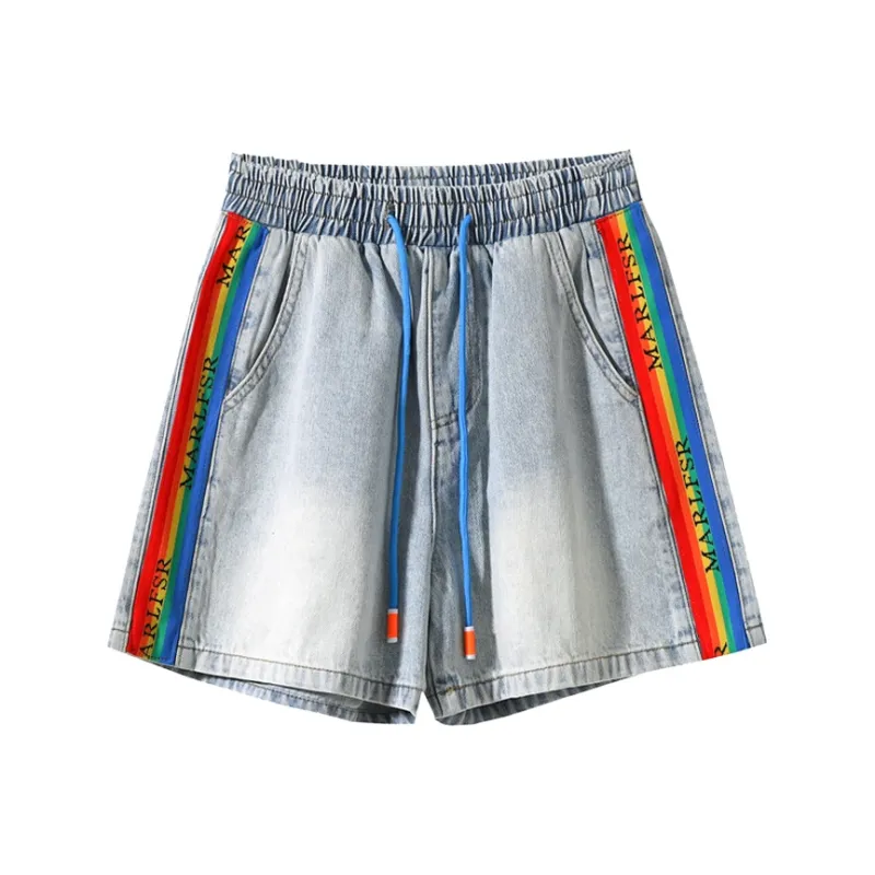 Kazakhstan Denim Shorts Women's-2