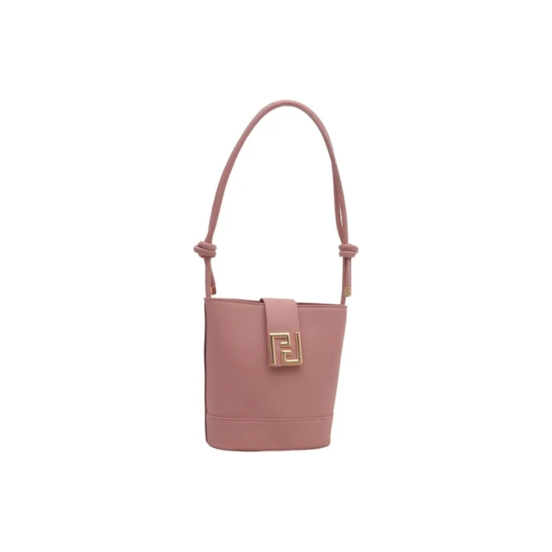 TOUTSEUL YOLO PU Bucket Bag, Shoulder Bag Women's Multicolor-18