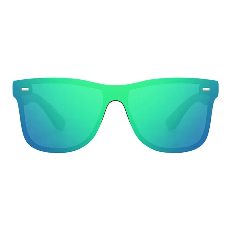 SOMAN PC Bamboo Wood Irregular Shape Sunglasses Unisex-3