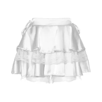 PLAY BUSH Casual Short Skirts Women's