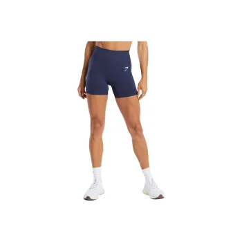 GYMSHARK Sports Shorts Women's Dark Blue/Heather Gray