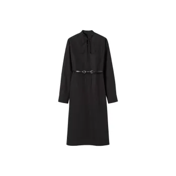 GUCCI Long Sleeved Dress Women's Black