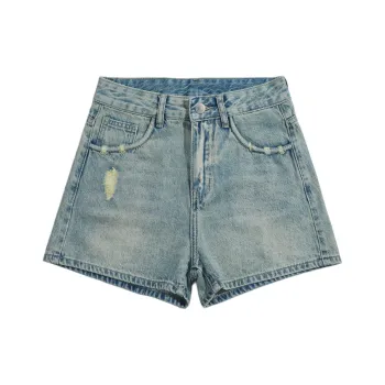 Rose Denim Shorts Women's Moonlight Blue