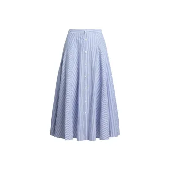 Polo Ralph Lauren Casual Long Skirt Women's Blue
