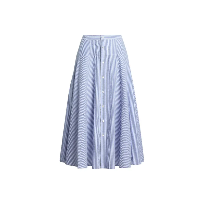Polo Ralph Lauren Casual Long Skirt Women's Blue-0