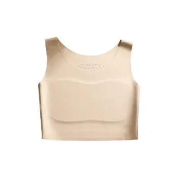 QIANLINGMEI Inner Fixed Cup Bra Women's Combo Set