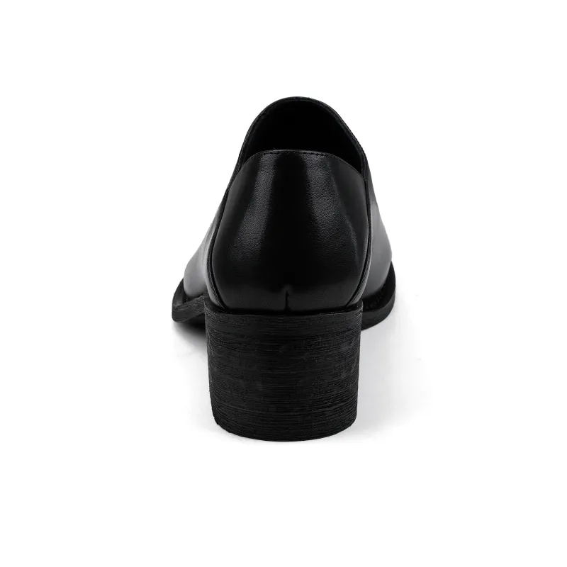 HANQIAORIJI Broken Cocoon Series Men's Casual Shoes Black-4