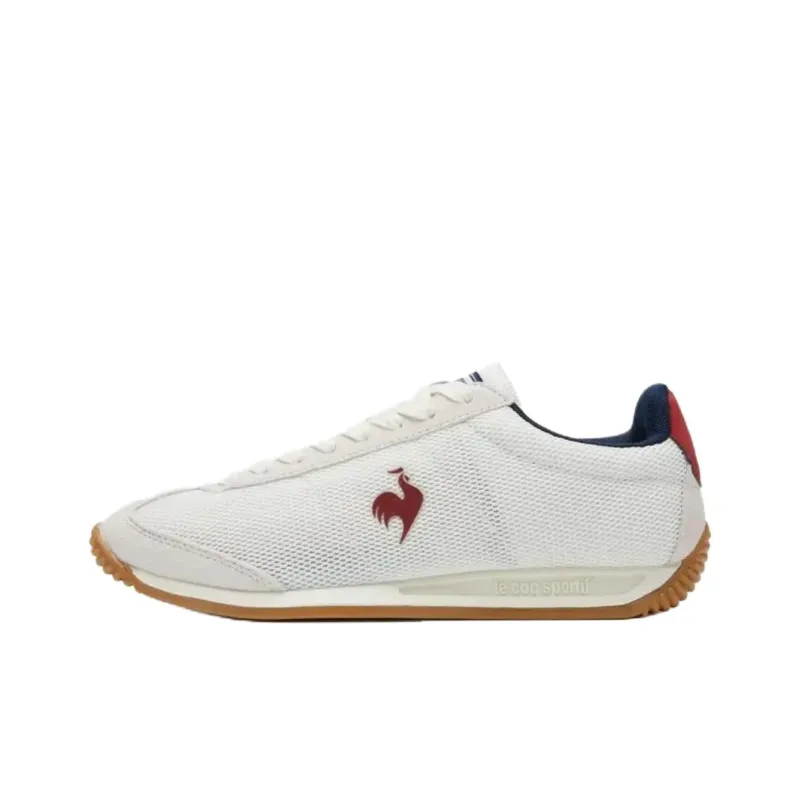 Le Coq Sportif Anti Slip Wear Resistant Low Top Casual Shoes Women's White-0