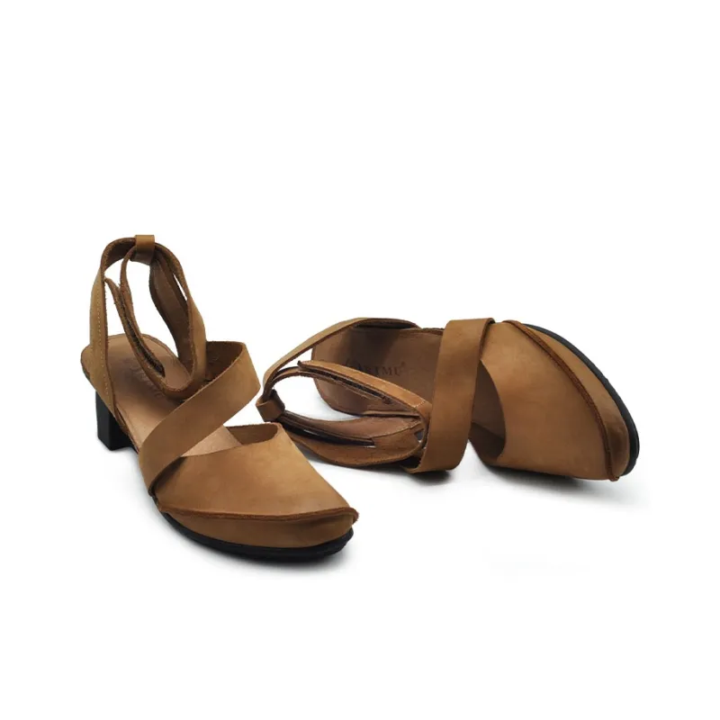 ARTMU Wedge Heel High Heels 5.5cm Women's Brown-5