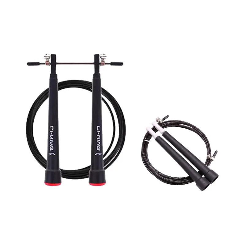 LiNing Professional Racing Non Countable Jump Ropes Adults Steel Wire+PVC Rope+PP Controller Cord Length 3m-3