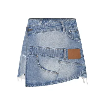 NAWS Spring Summer Denim Shorts Women's Sapphire Blue