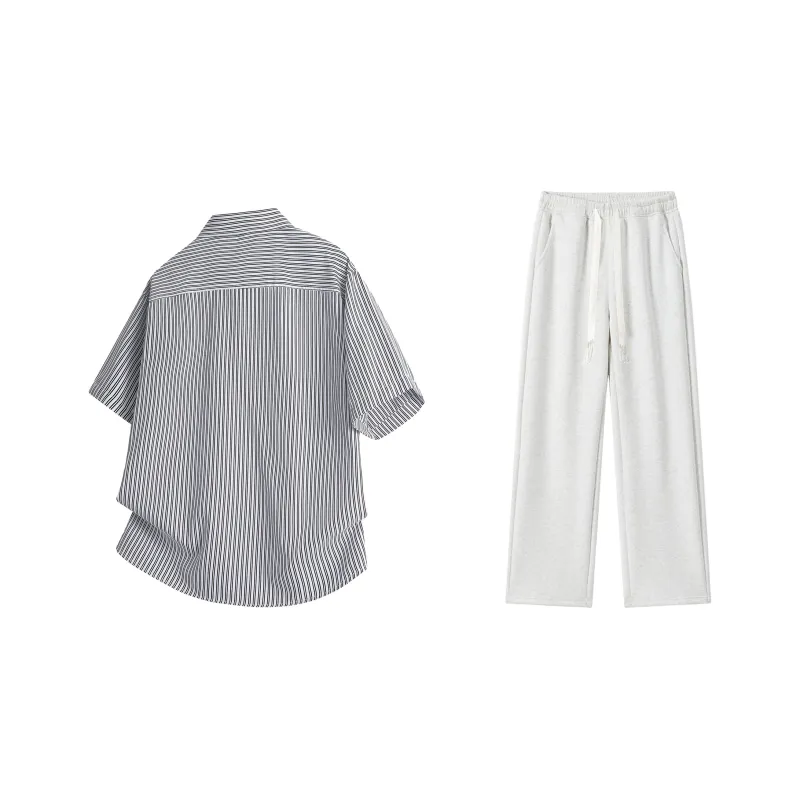 LA'T.WEEKEND Shirt Matching Set Unisex-11