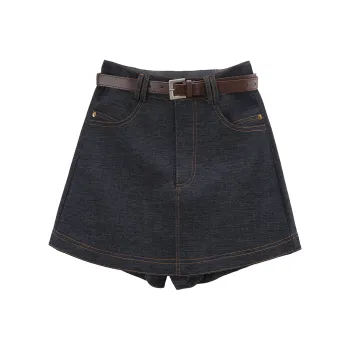 A Paradise For Awakening Denim Shorts Women's Denim Blue