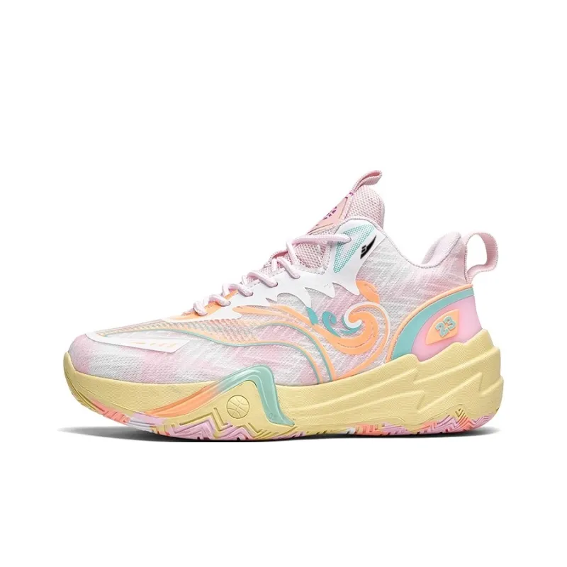 Kuding Cushioning Abrasion Resistant Breathable Low Top Basketball Shoes Unisex-0