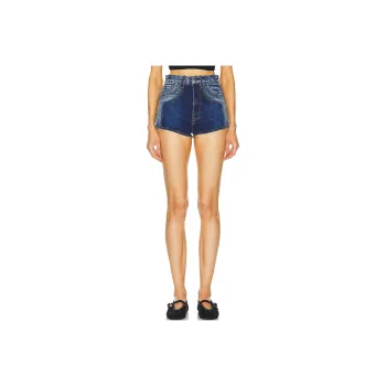 GRLFRND Denim Shorts Women's Blue
