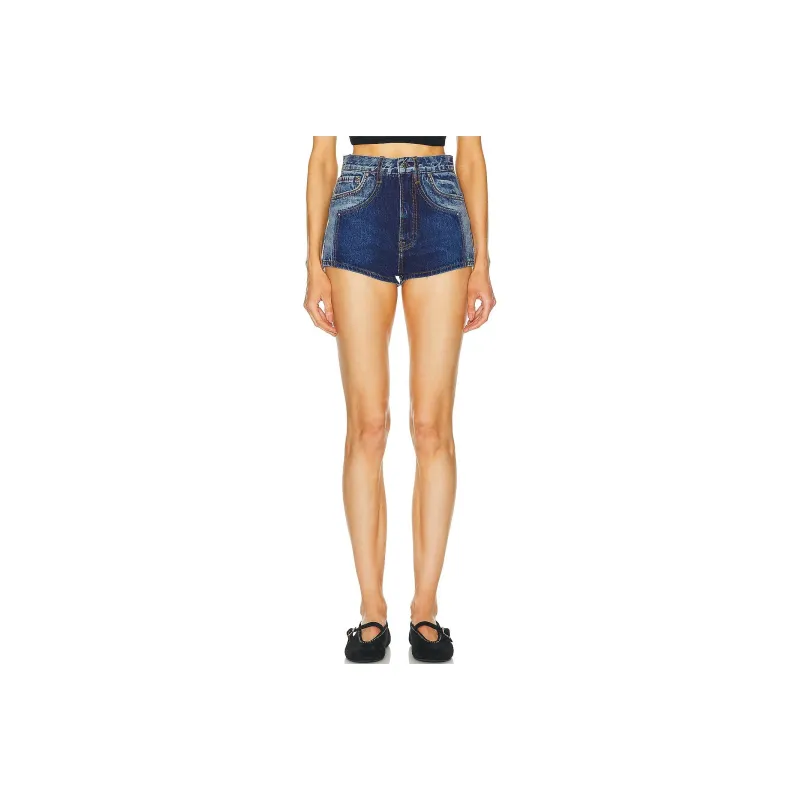 GRLFRND Denim Shorts Women's Blue-0
