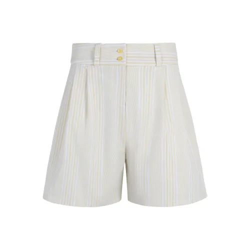 Adidas SS25 Sports Shorts Women's Powder Yellow