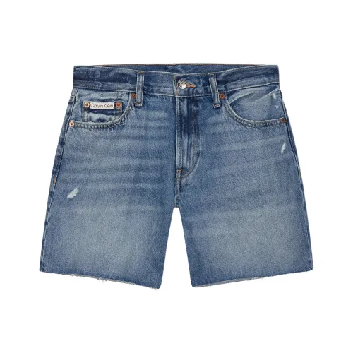 CALVIN KLEIN Denim Shorts Women's Light Blue