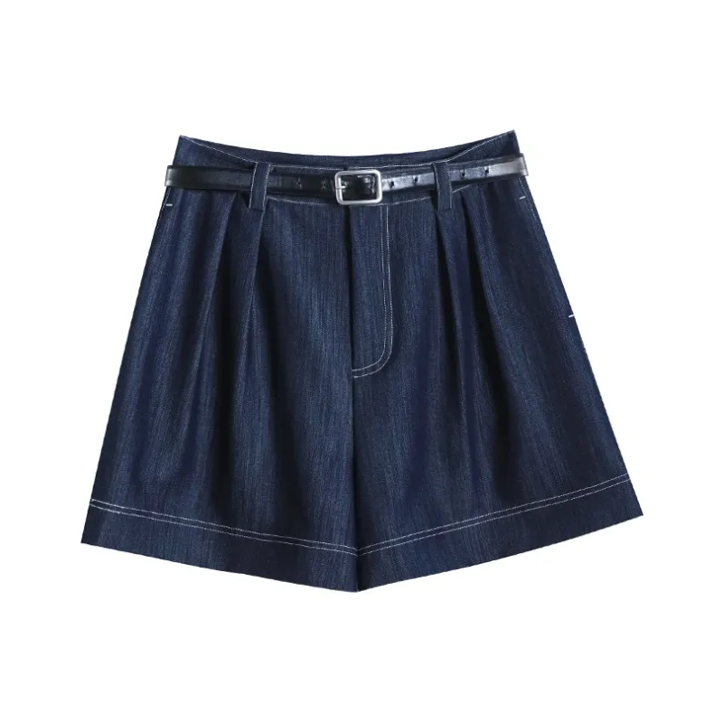 Si Bei'er Denim Shorts Women's-3
