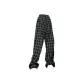 Extended Length Black Plaid