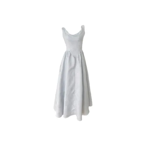 YGPRW Sleeveless Dresses Women's Blue