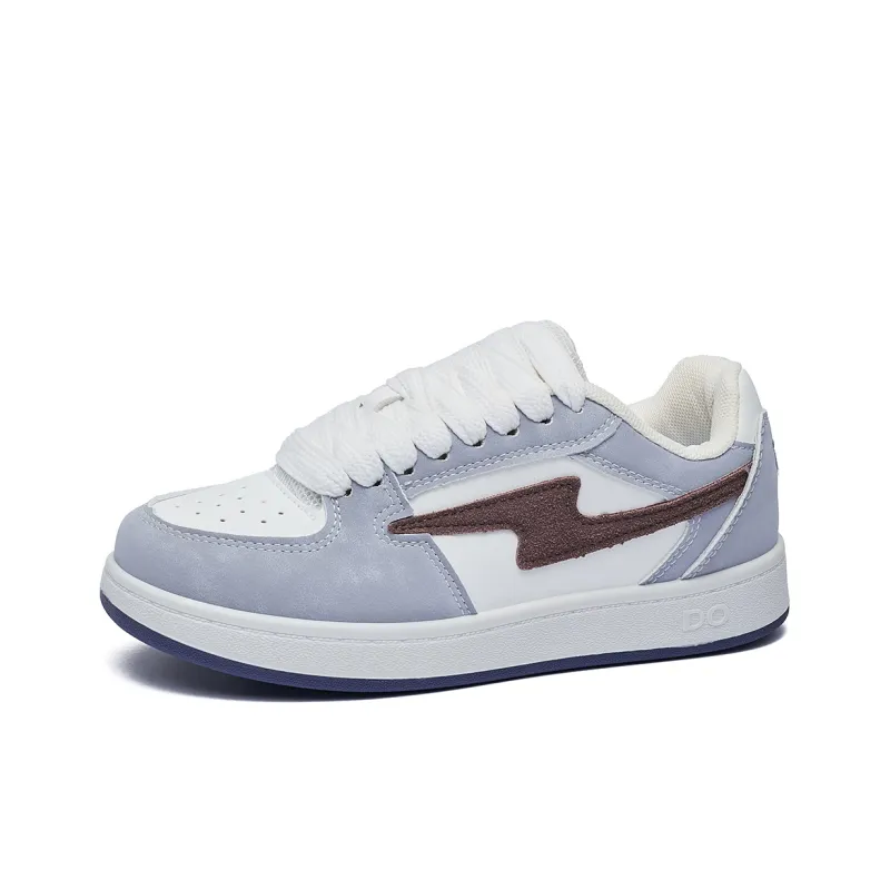VKOI 1999 Abrasion Resistant, Lightweight, And Breathable Low Top Skateboard Shoes Women's Lavender-2