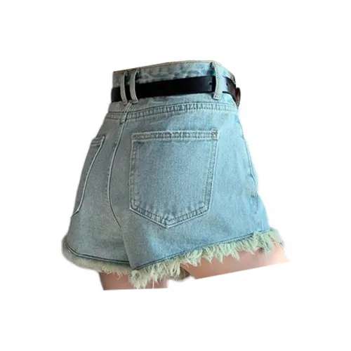 Honey Denim Shorts Women's Light Blue