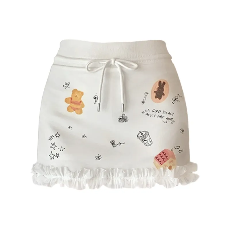 Mu Xiao Xin Casual Short Skirts Women's-0
