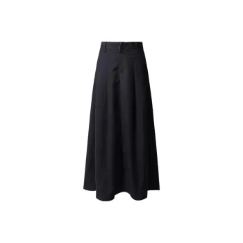 OROI Casual Long Skirt Women's Black
