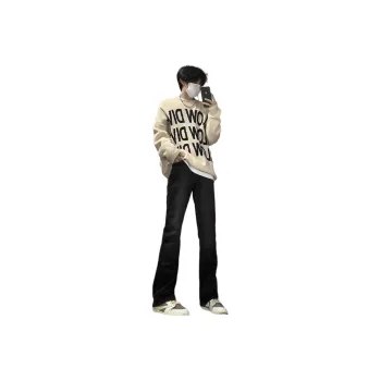 DUATOGE Jeans Men Carbon Black 