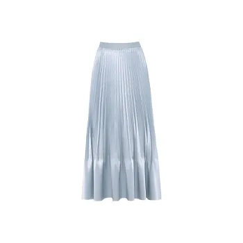 DPLAY Casual Long Skirt Women's Glacier Blue