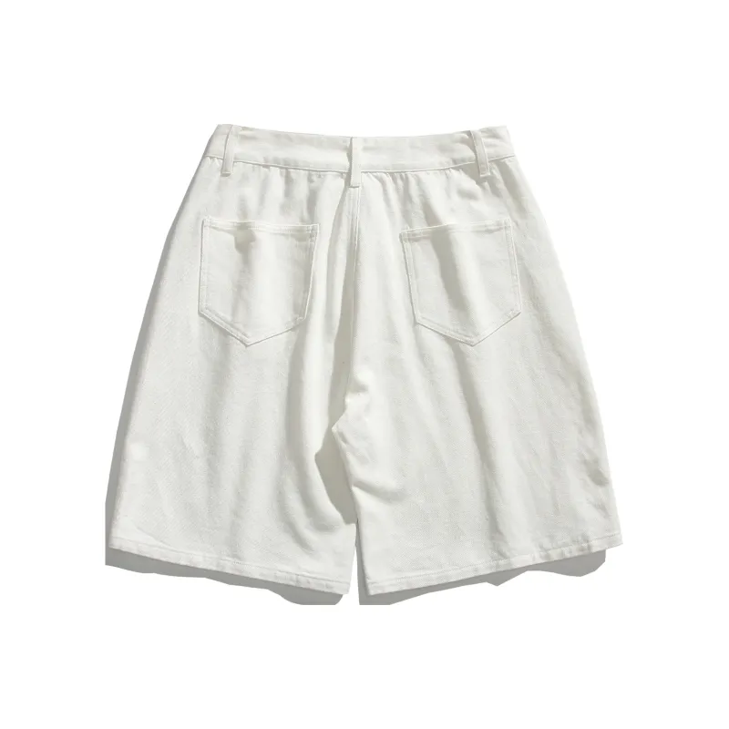 Nuthink Denim Shorts Unisex-5