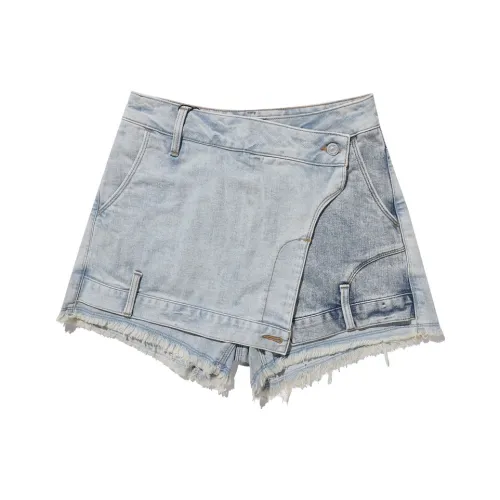 ABLE JEANS Chinese Imagination Series Denim Shorts Women's