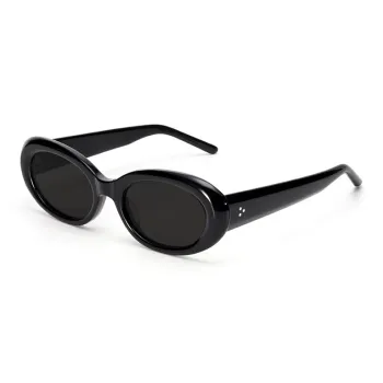 YUZHAOLIN Plate Frame Oval Sunglasses Unisex