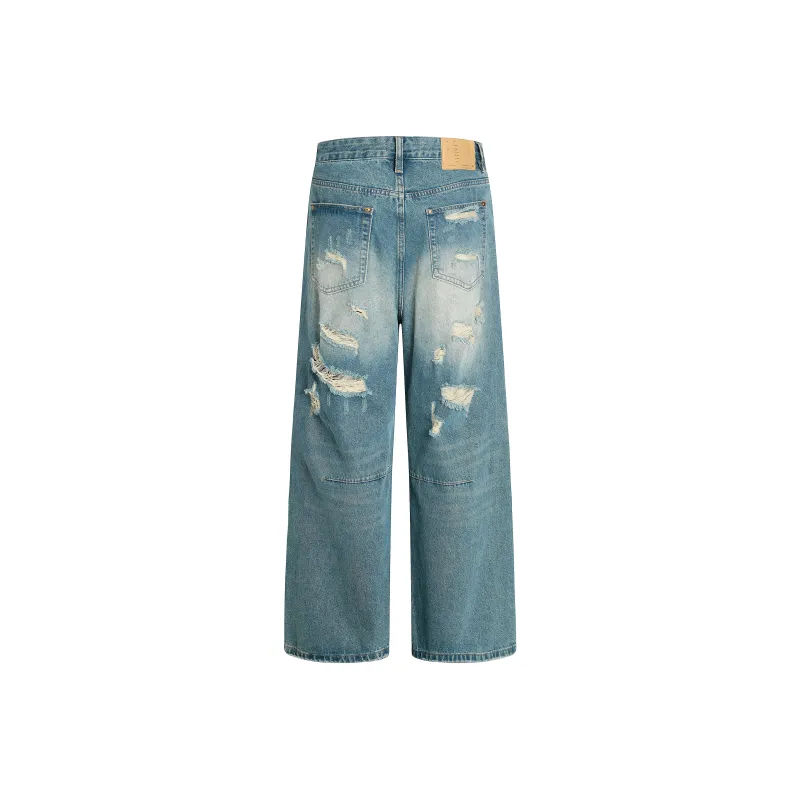 GBXM Jeans Unisex Vintage Blue-2