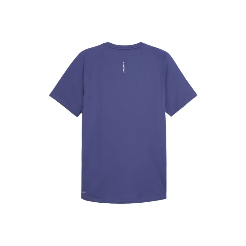 PUMA RUN VELOCITYF1 ESS SS25 Poly T Shirt Men's Lake Blue-1