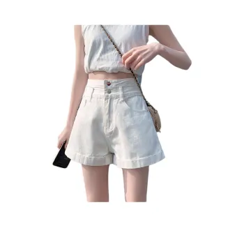 Concubine Zhu Denim Shorts Women's White