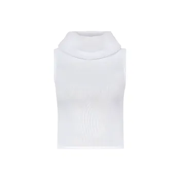 Alaia Hooded Knit Crop Top