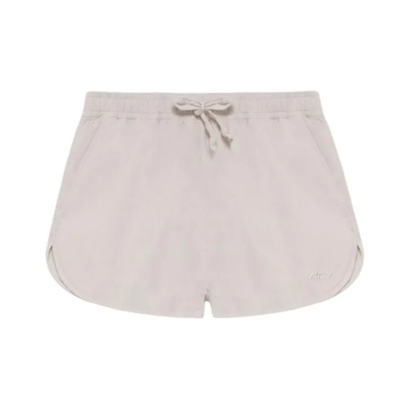 AUTRY SS25 Sports Shorts Women's Ecru-0