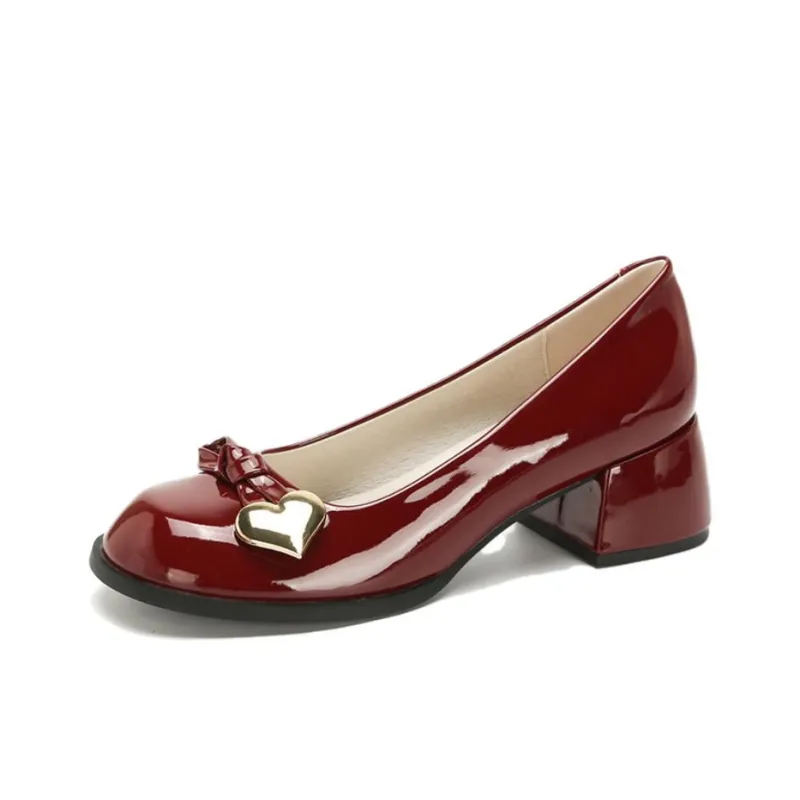 City Camel Chunky Heel High Heels Women's-4