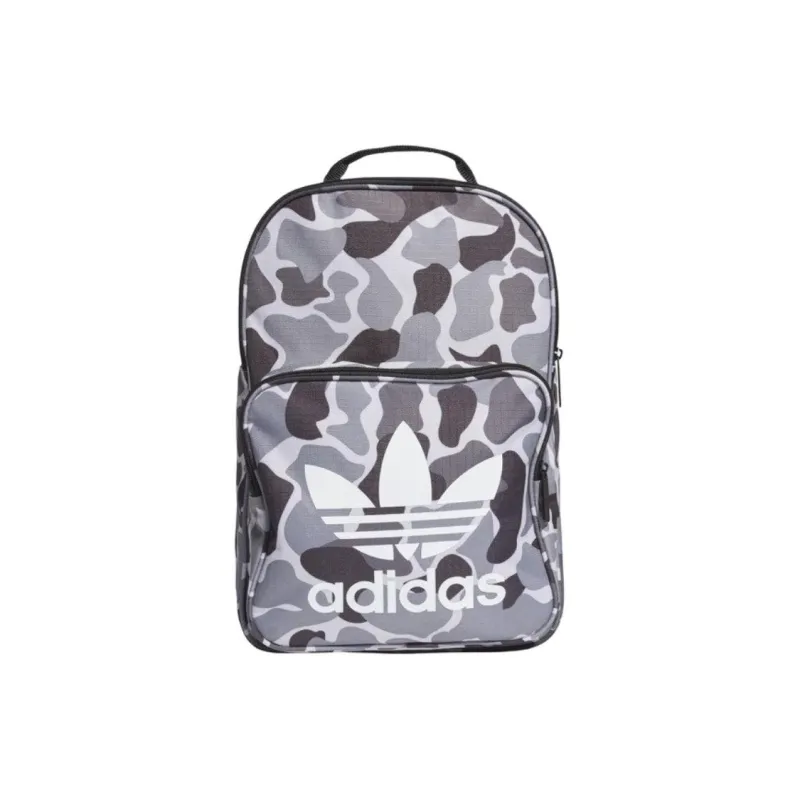 Adidas Originals Pattern Backpack Unisex Gray Black-0