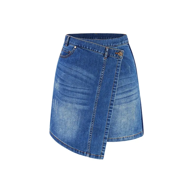 NAVIGARE Denim Shorts Women's Dark Pearl Royal Blue-0